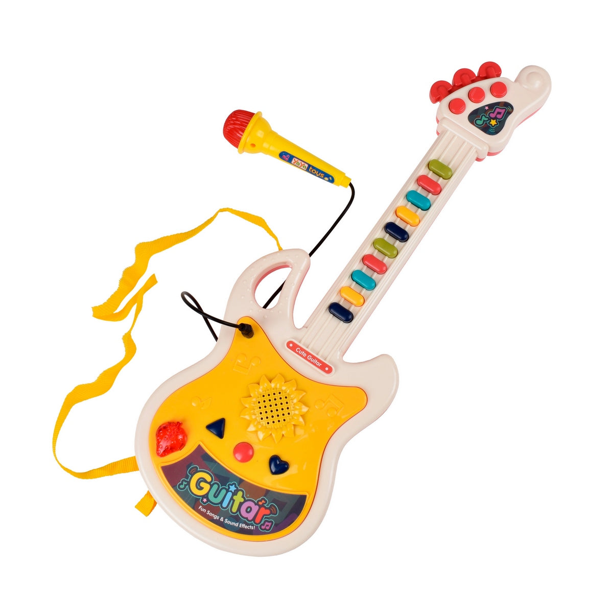 Guitarra Con Melodias Y Microfono Categoría: Profesiones Tipo producto:  Juguetes de profesiones y roles