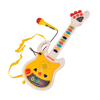 Guitarra Con Melodias Y Microfono Categoría: Profesiones Tipo producto:  Juguetes de profesiones y roles
