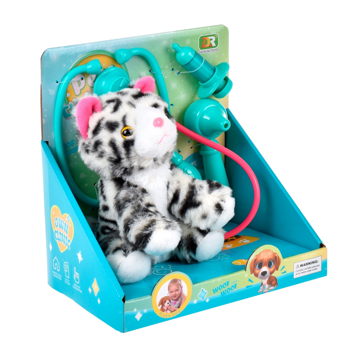 Playset Veterinario Con Gato De Peluche