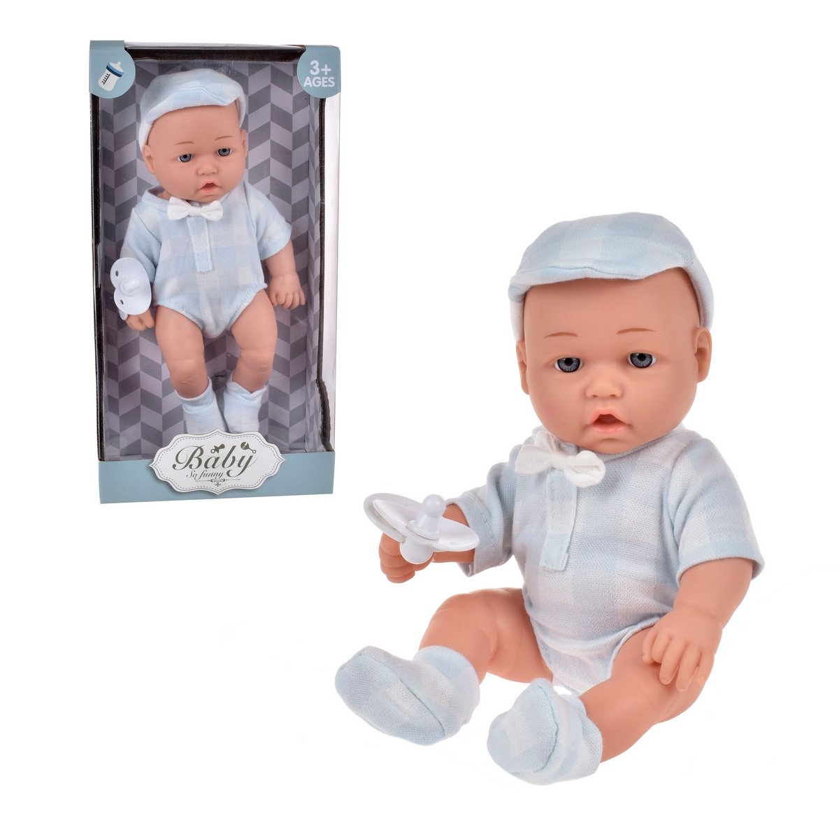 Muñeco 30 Cms Con Chupete