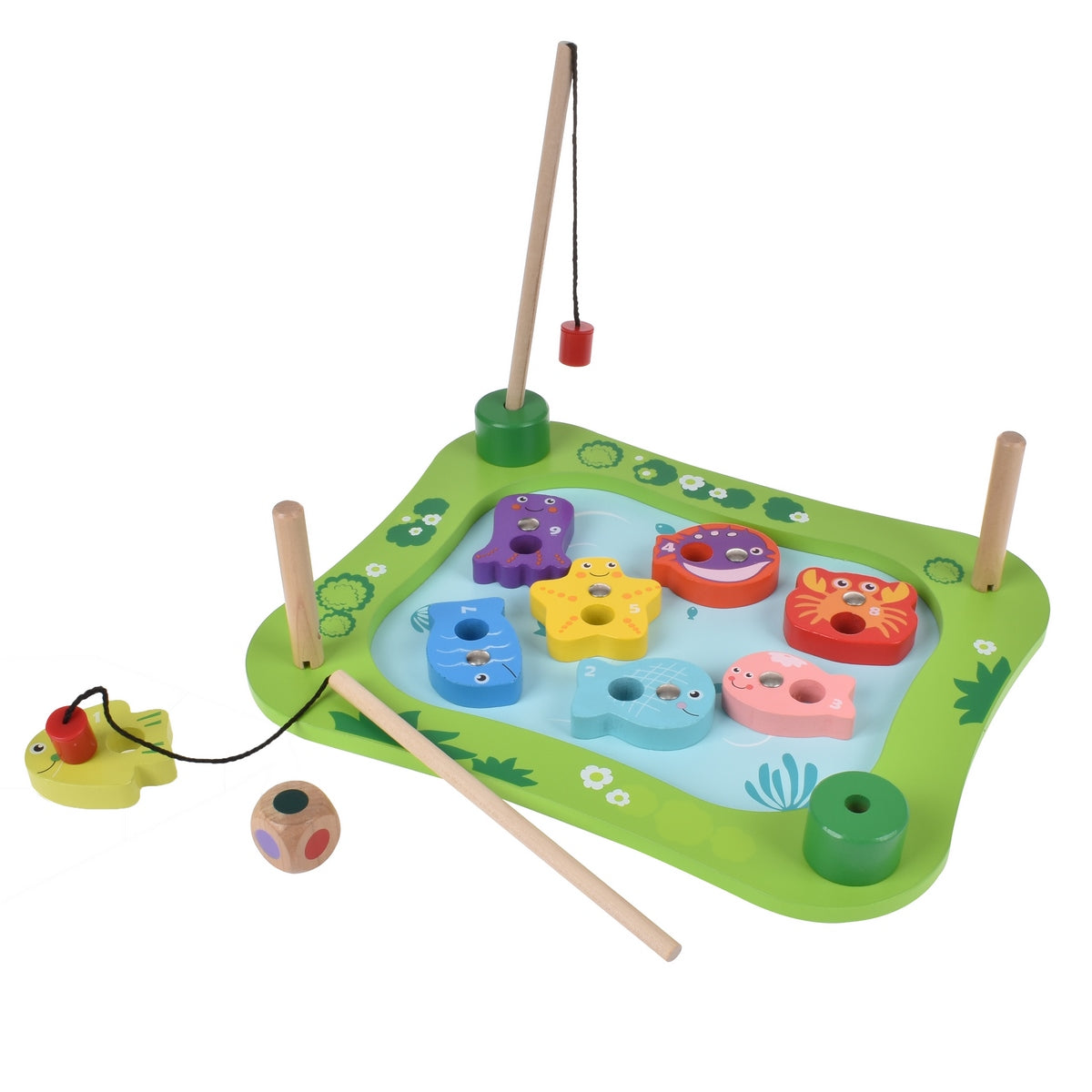 Playset Pesca De Madera Con Encastre