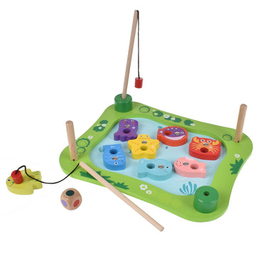 Playset Pesca De Madera Con Encastre