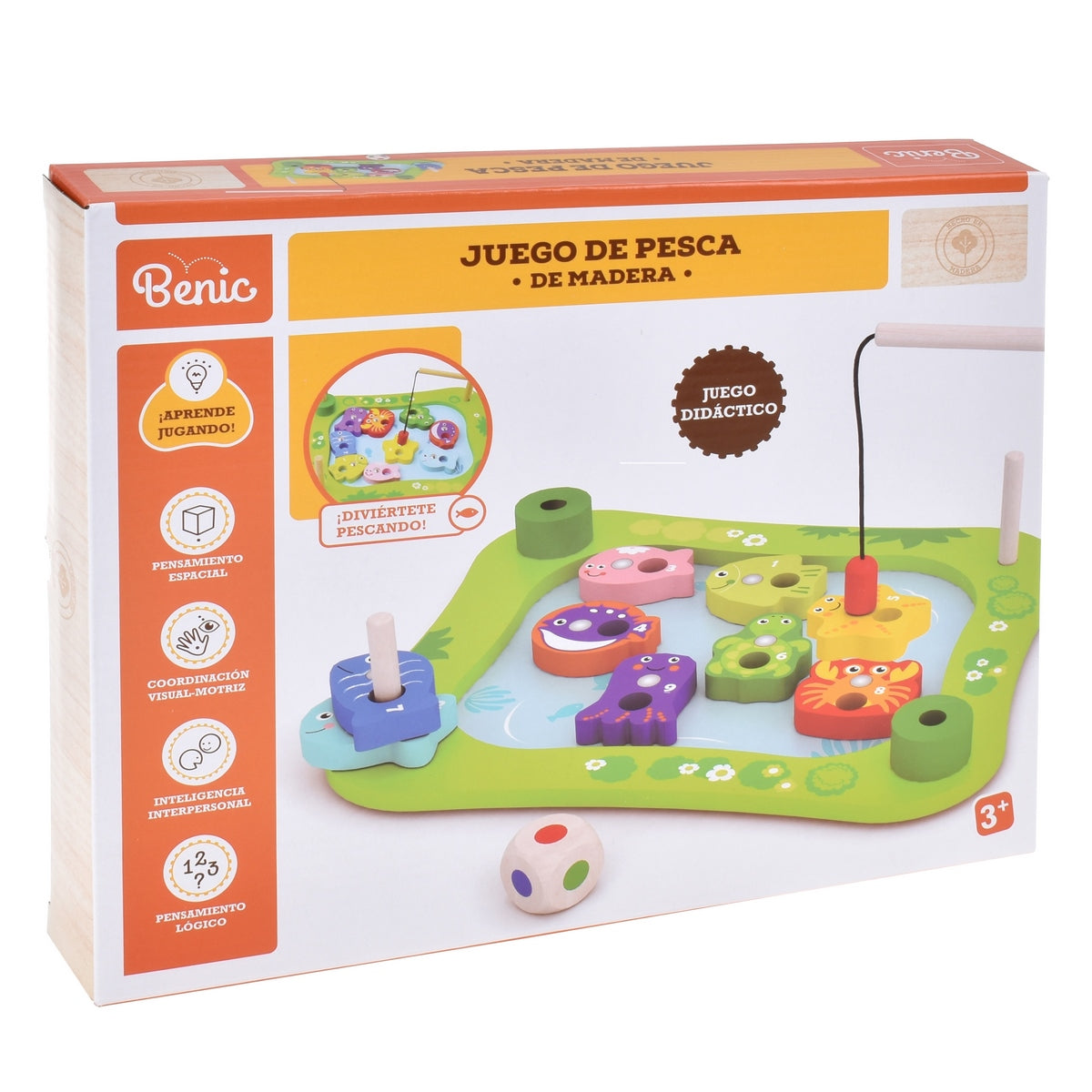 Playset Pesca De Madera Con Encastre