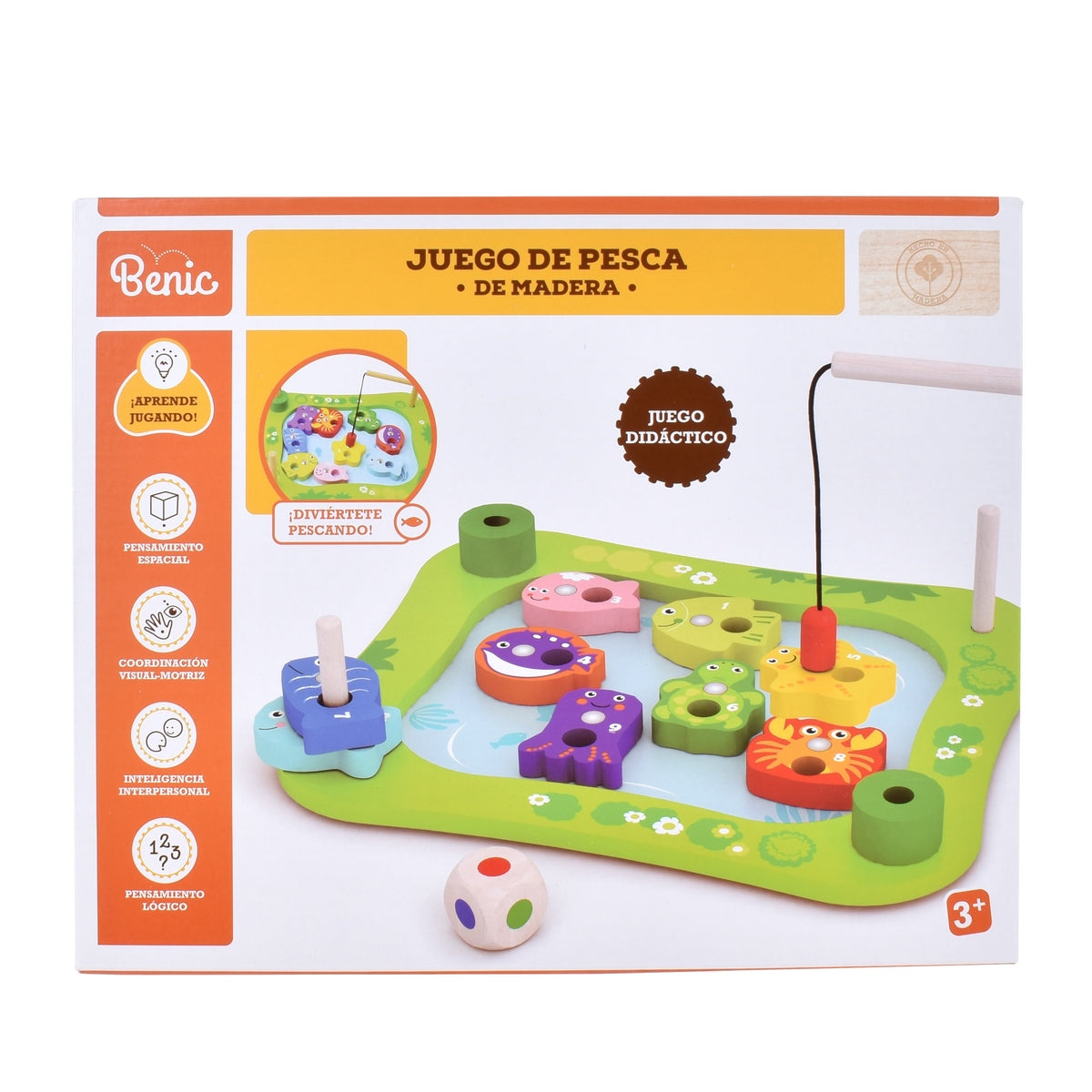 Playset Pesca De Madera Con Encastre