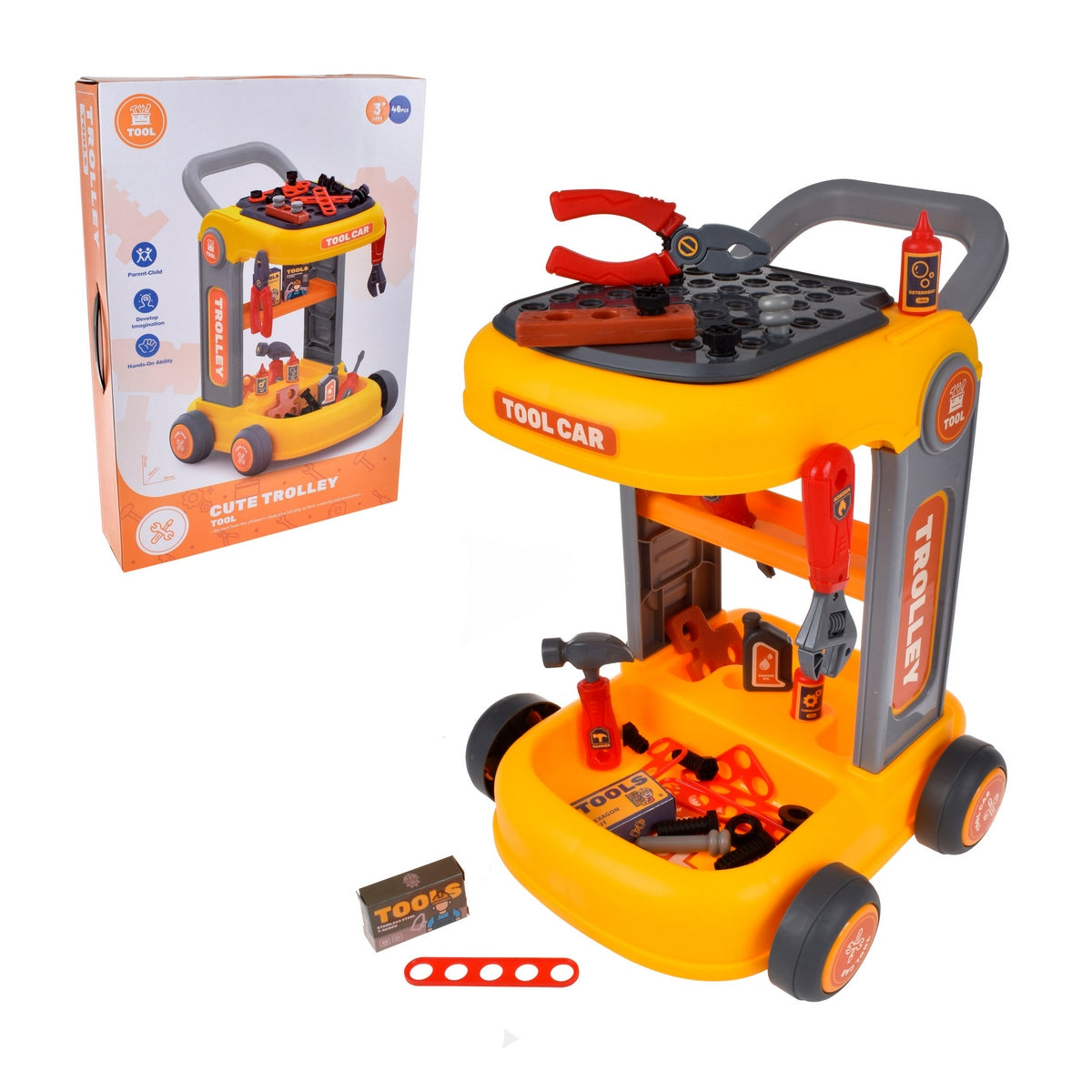 Playset De Mecánico Con 46 Piezas