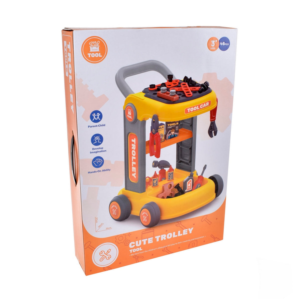Playset De Mecánico Con 46 Piezas