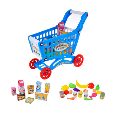 Carro De Supermercado Con Comida Y Accesorios 56+ Piezas