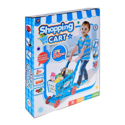 Carro De Supermercado Con Comida Y Accesorios 56+ Piezas