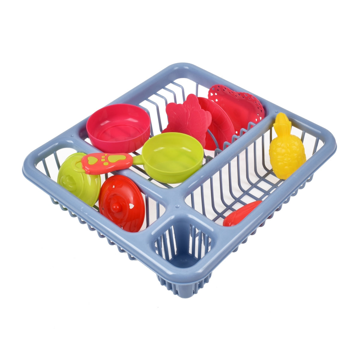 Playset Cocina Seca Platos Con Alimentos Y Utensilios