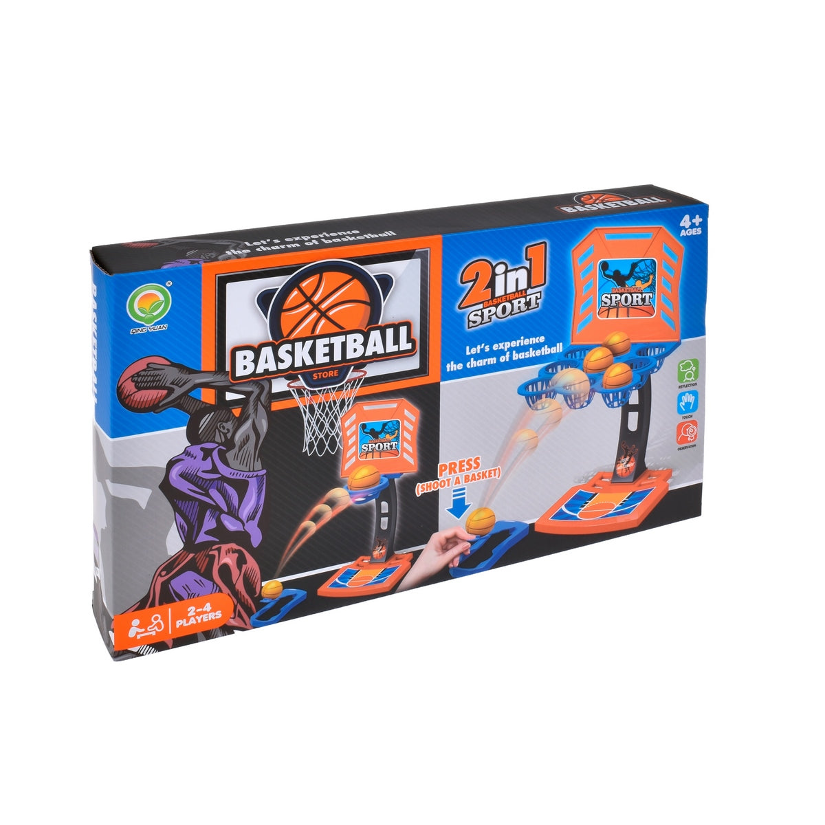 Juego Basquetball De Mesa 2 En 1
