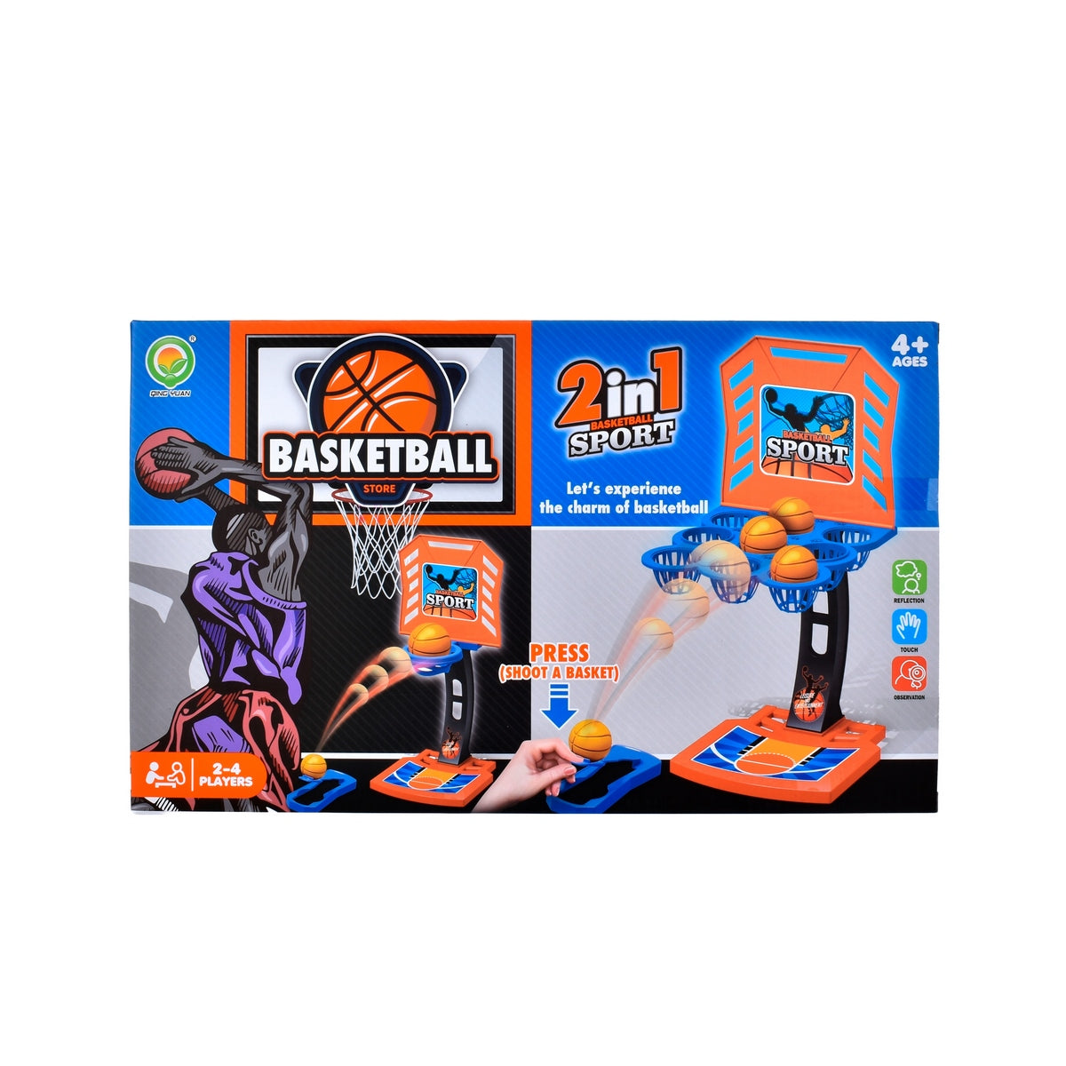 Juego Basquetball De Mesa 2 En 1