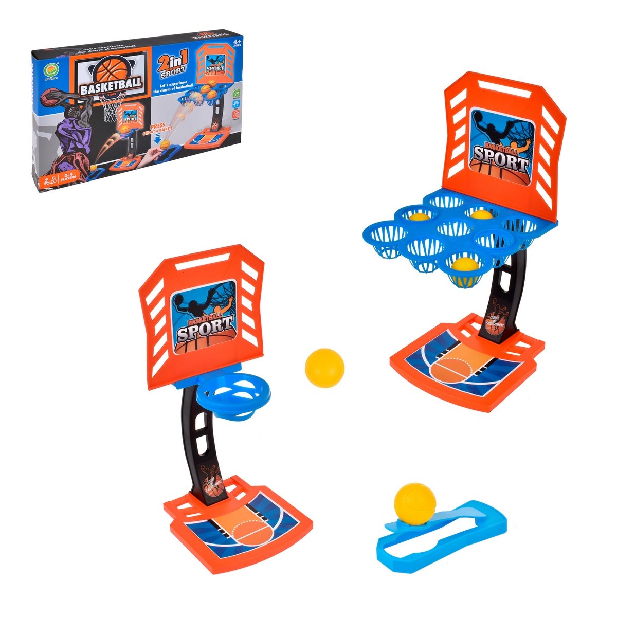Juego Basquetball De Mesa 2 En 1