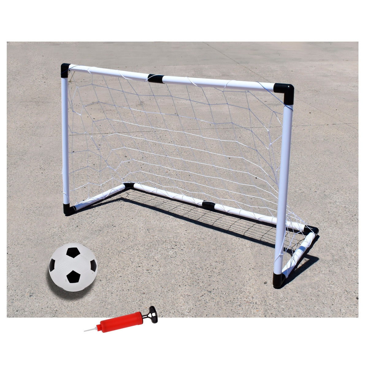 Arco De Futbol Con Pelota Inflable Y Bombin