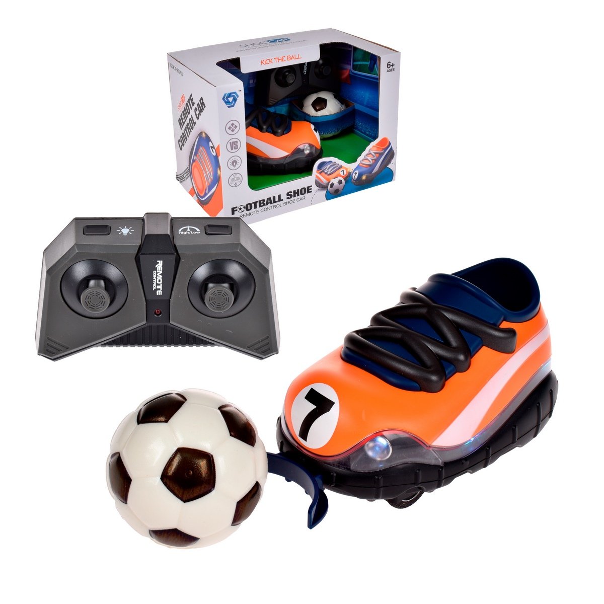 Zapatilla Radiocontrolada Con Pelota