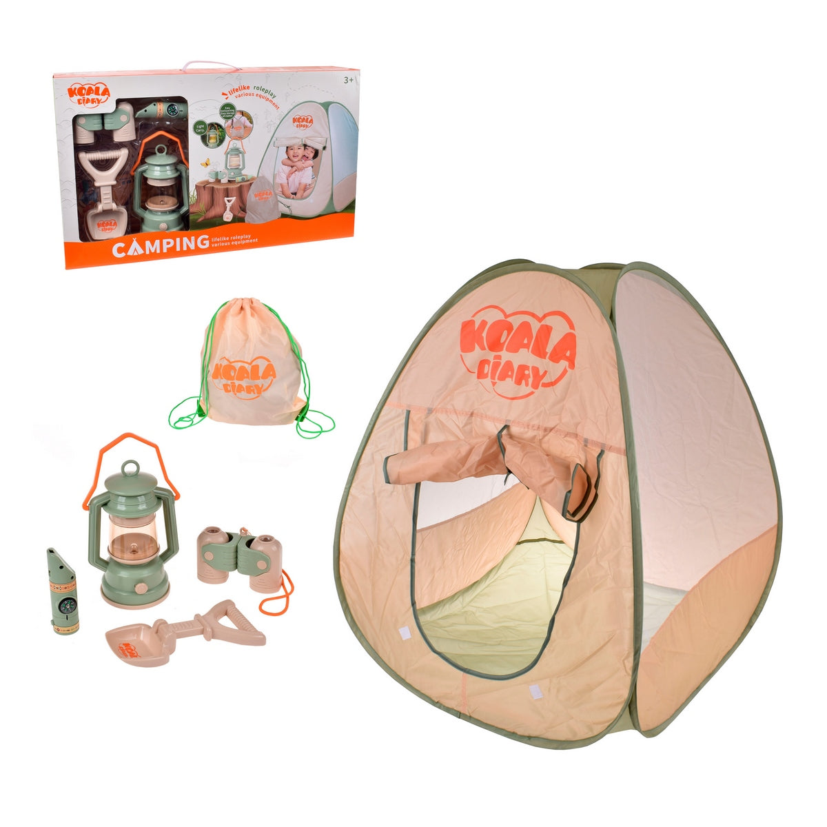 Playset Camping Con Carpa Y Accesorios