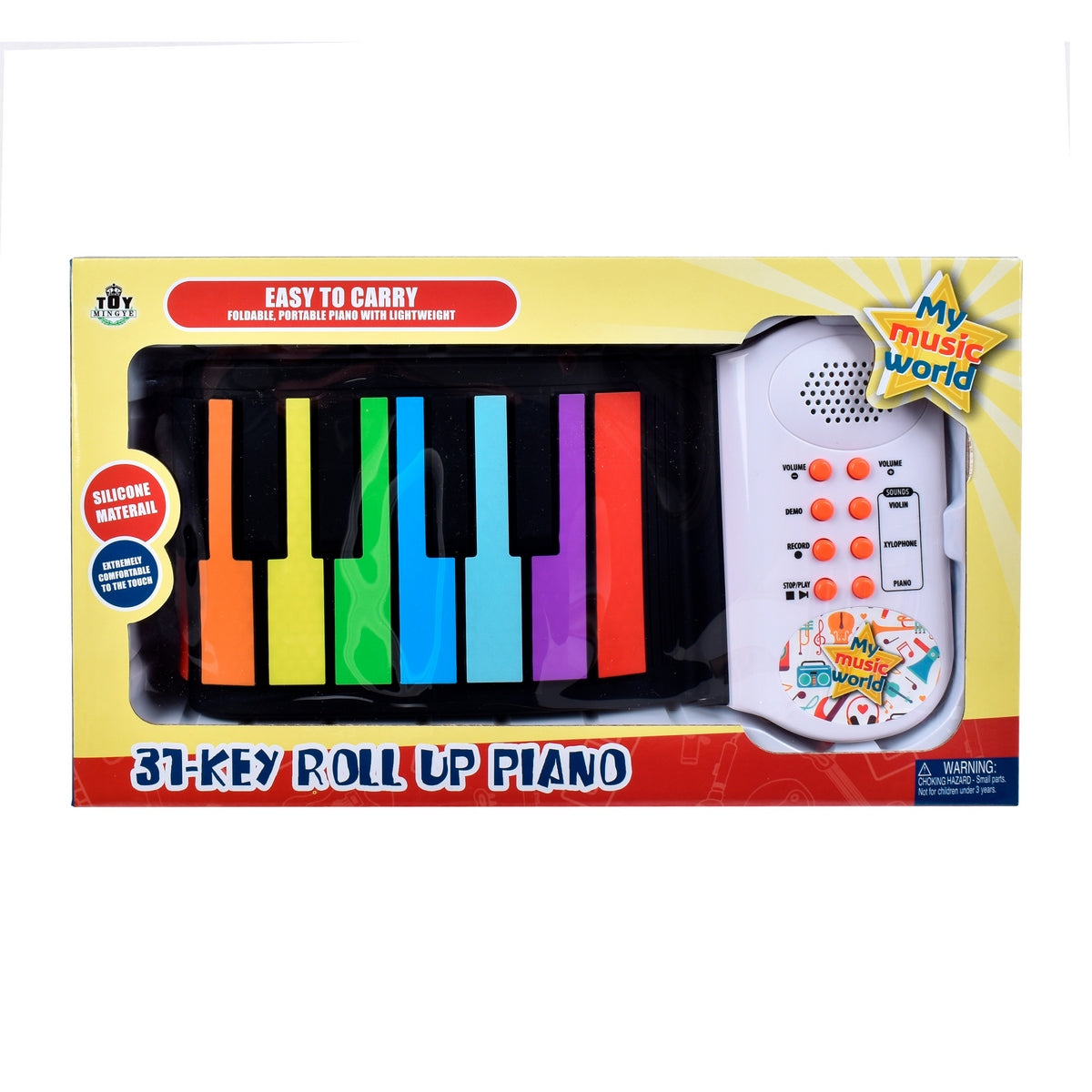 Piano De Goma Enrollable De 31 Teclas