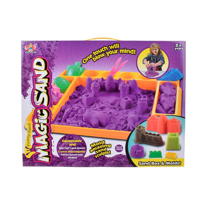 Juego Arena Mágica Con Bandeja Y Moldes
