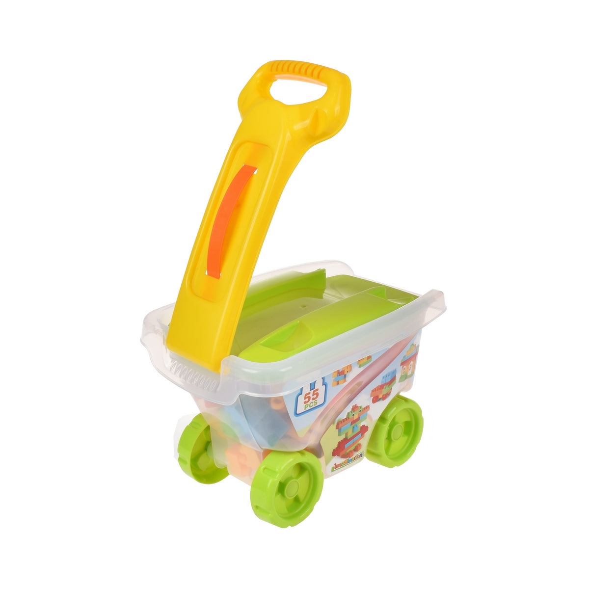Set 55 Bloques Preescolares En Carro Contenedor