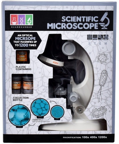 Microscopio 100X 400X 1200X 3 Con Accesorios