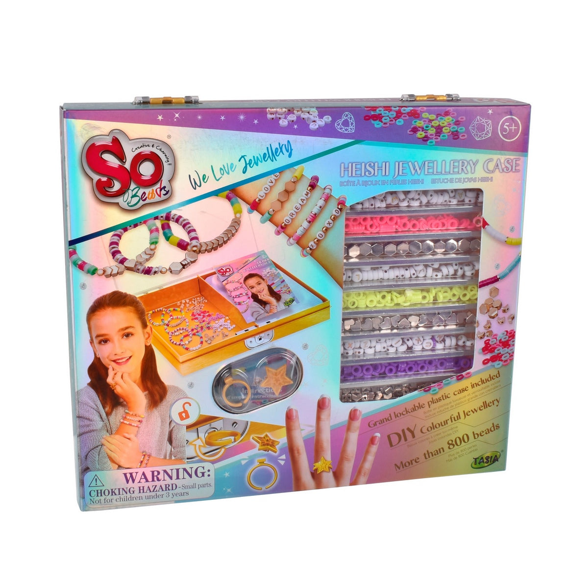 Set Creacion De Pulseras Con Letras Y Colores En Joyero