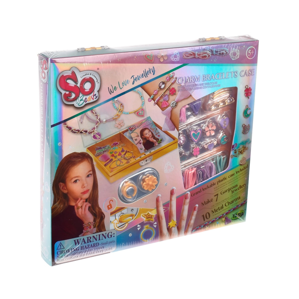 Set Creacion De Pulseras Con Charms Y Colores En Joyero