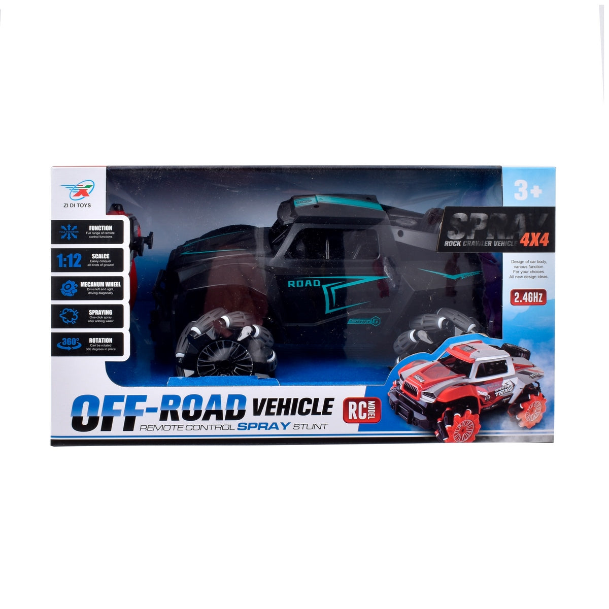 Jeep 30 Cms Radio Controlado Acrobacias 360 Y Pilas Recargables