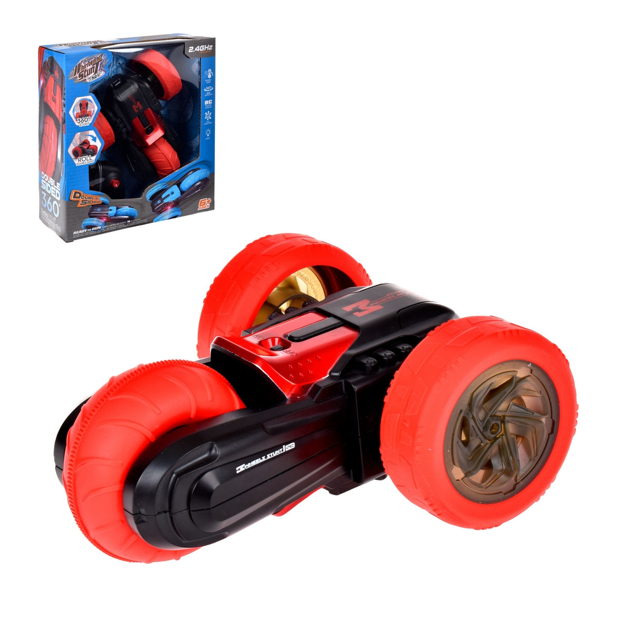 Vehiculo 17 Cms Radio Controlado Acrobacias 360 Con 3 Ruedas Y Pilas Recargables Categoría: Radio controlados Tipo producto:  Coches de control remoto