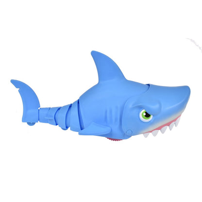 Tiburon Gigante R/C Cola Segmentada Articulada Mandibulas Moviles Con Luz Y Sonido