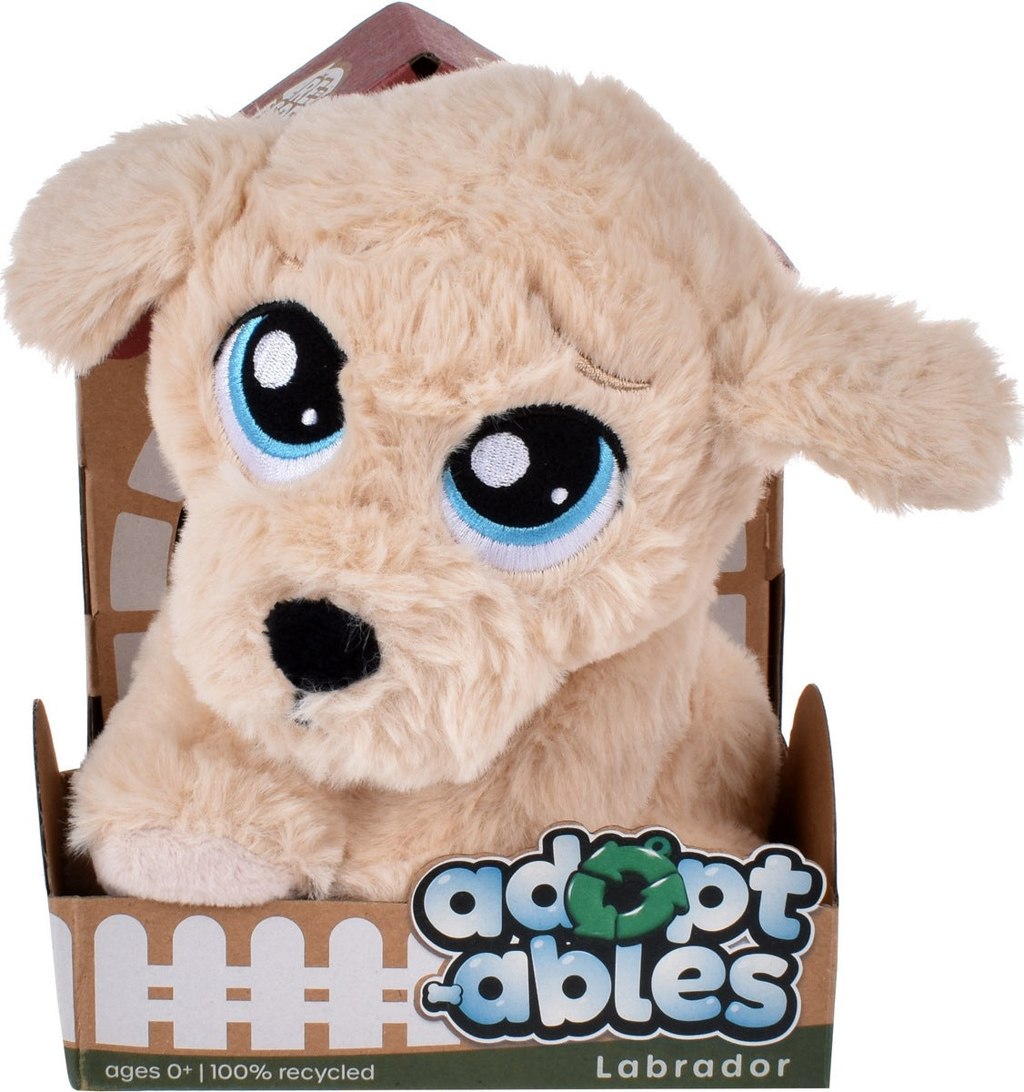 Perro Peluche Material Reciclado Resoftables - Labrador