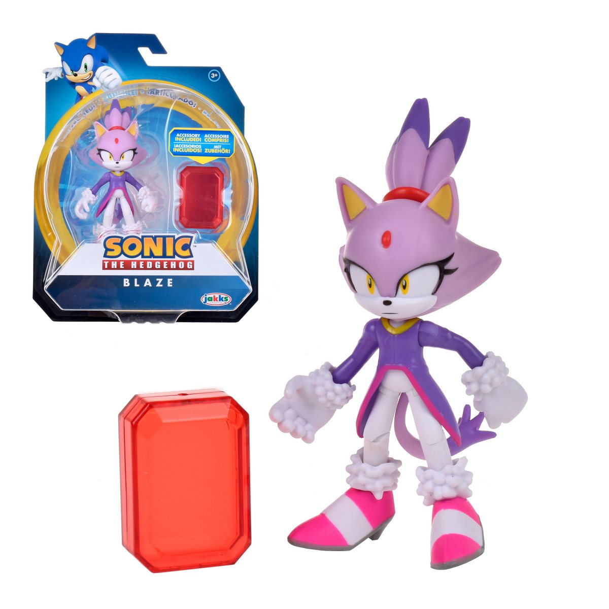 Figura Sonic 10 Cm. Con Accesorio - Blaze