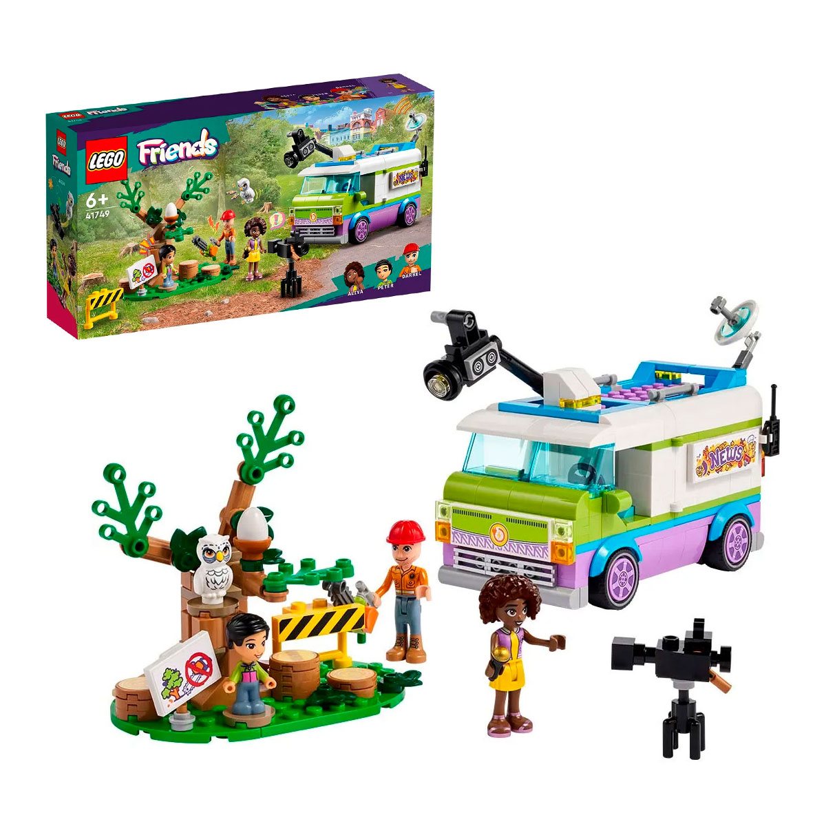 Unidad Móvil De Noticias Lego Friends Categoría: Bloques Tipo producto:  Bloques de encaje