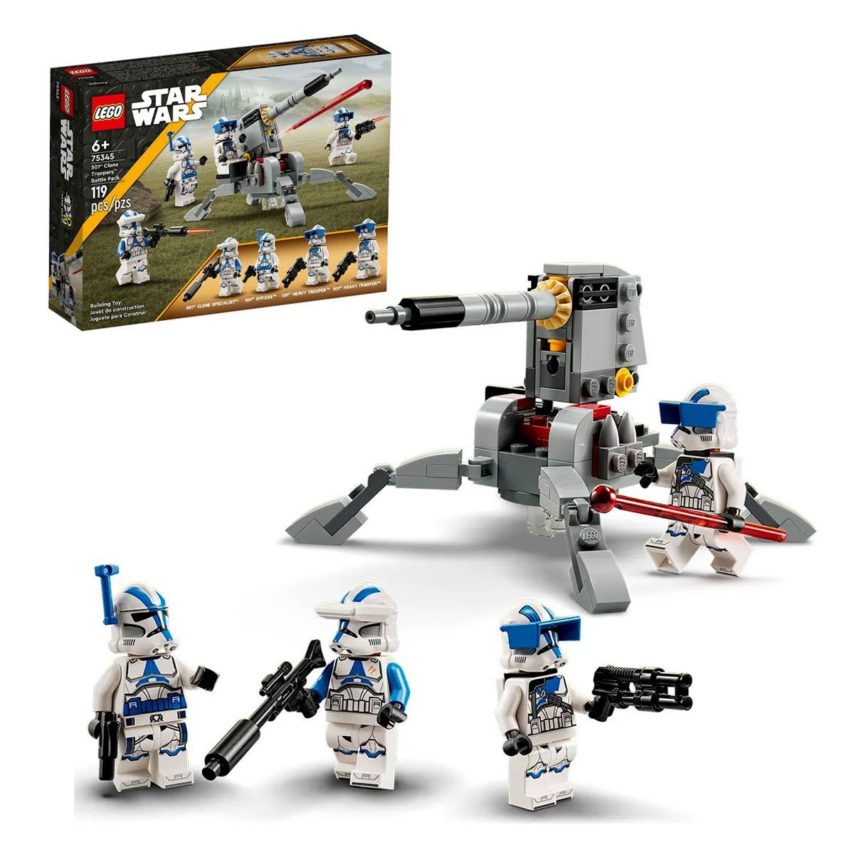 Pack De Combate Clon Troopers De La 501 Lego Star Wars
