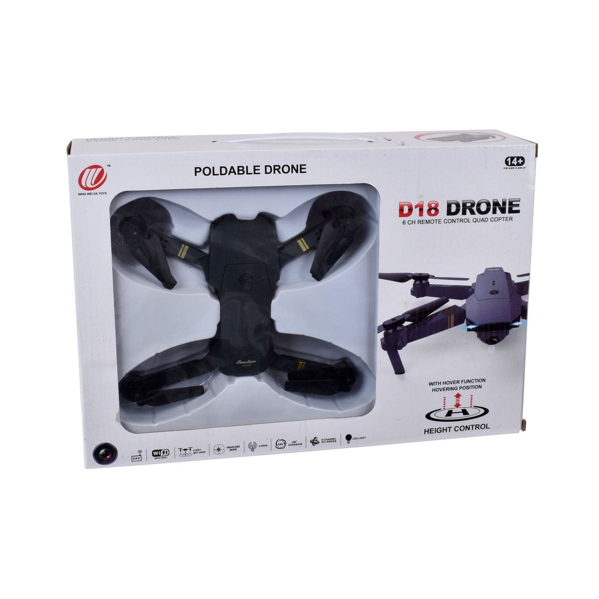 Dron Radio Controlado Con Camara Y App Wifi