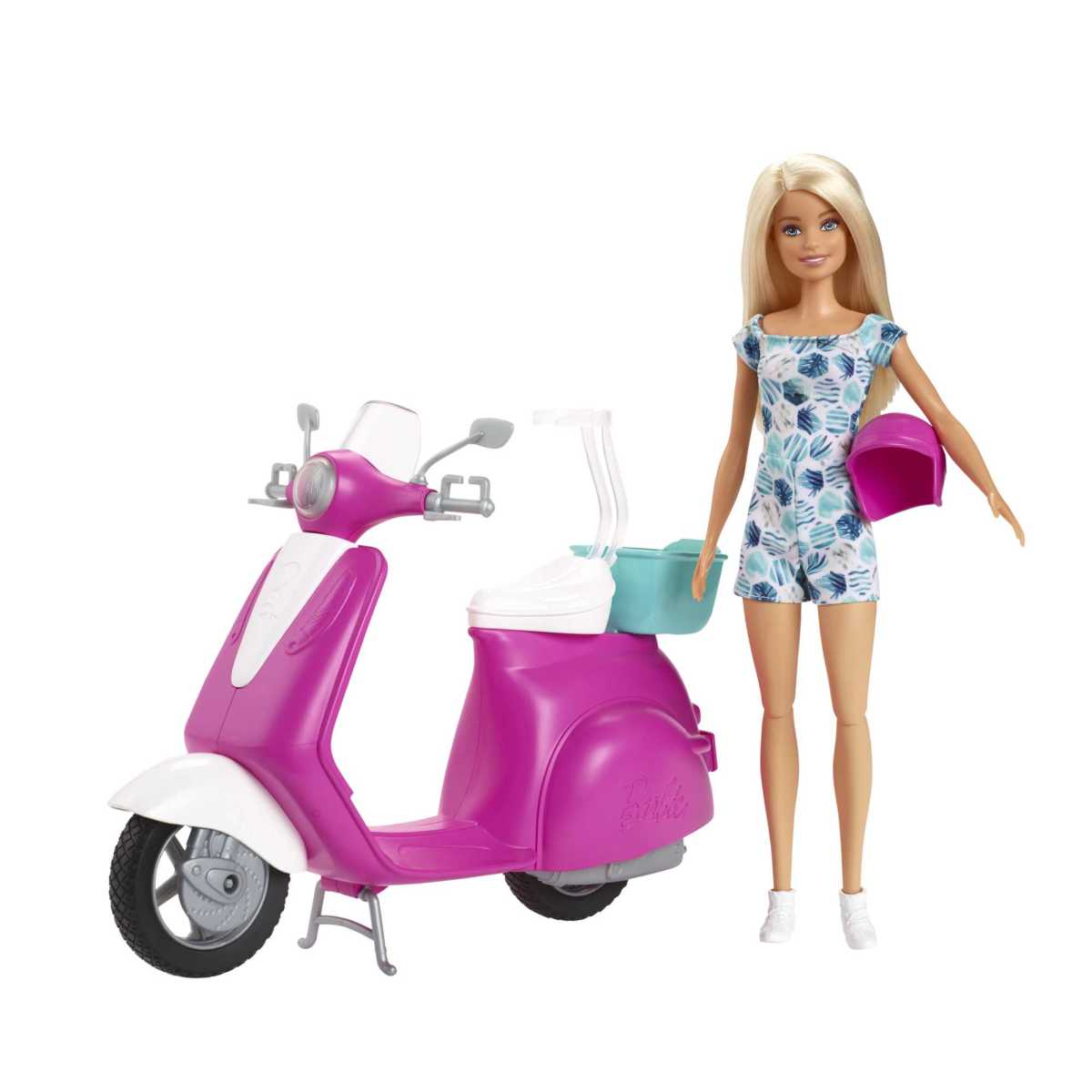 Barbie Vehículo Para Muñecas Motoneta Con Muñeca