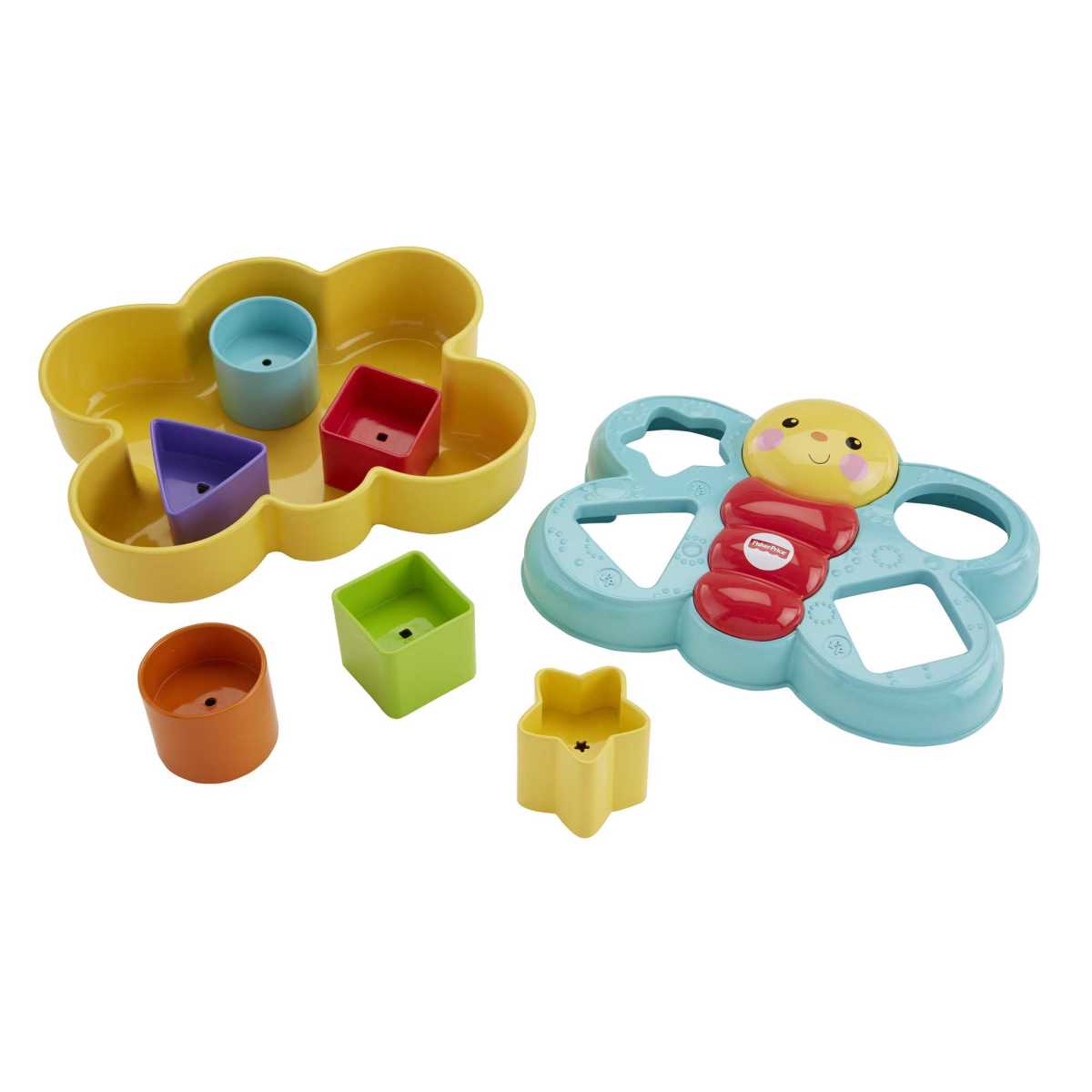 Fisher-Price Juguete Para Bebés Mariposa Bloques Divertidos