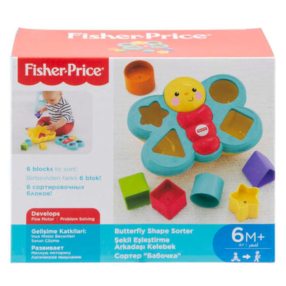Fisher-Price Juguete Para Bebés Mariposa Bloques Divertidos
