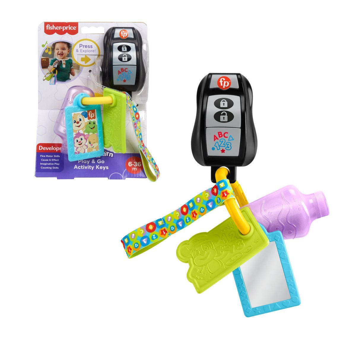 Fisher-Price Juguete Para Bebés Llaves Juega Y Aprende