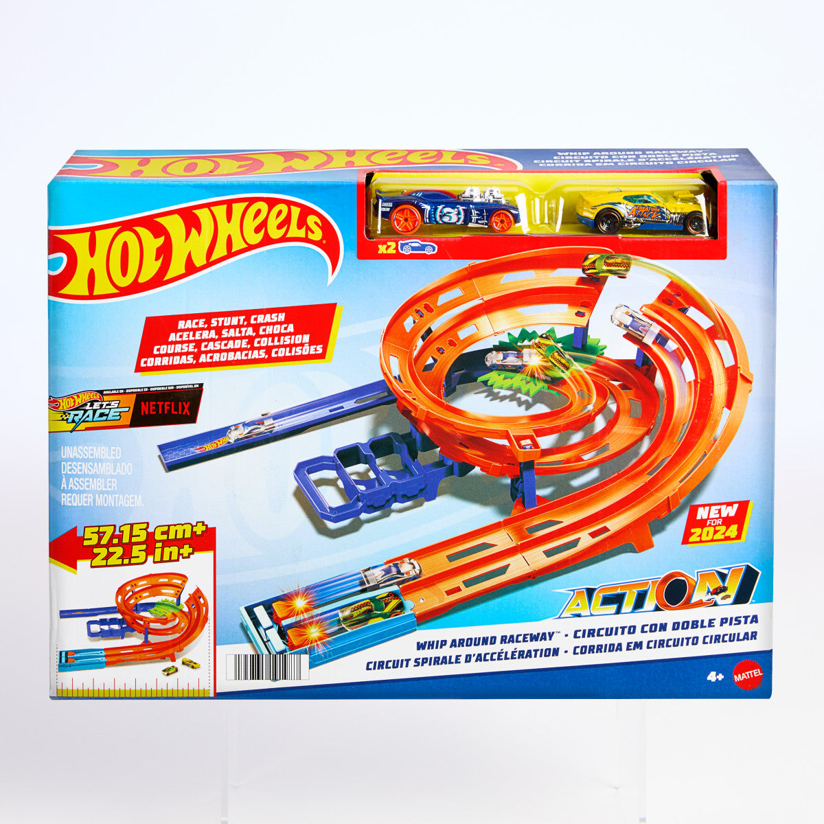 Hot Wheels Action Pista De Juguete Circuito Giro Veloz