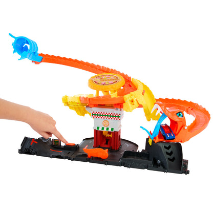 Hot Wheels Pista De Juguete Ataque De Cobra Vs Pizzería