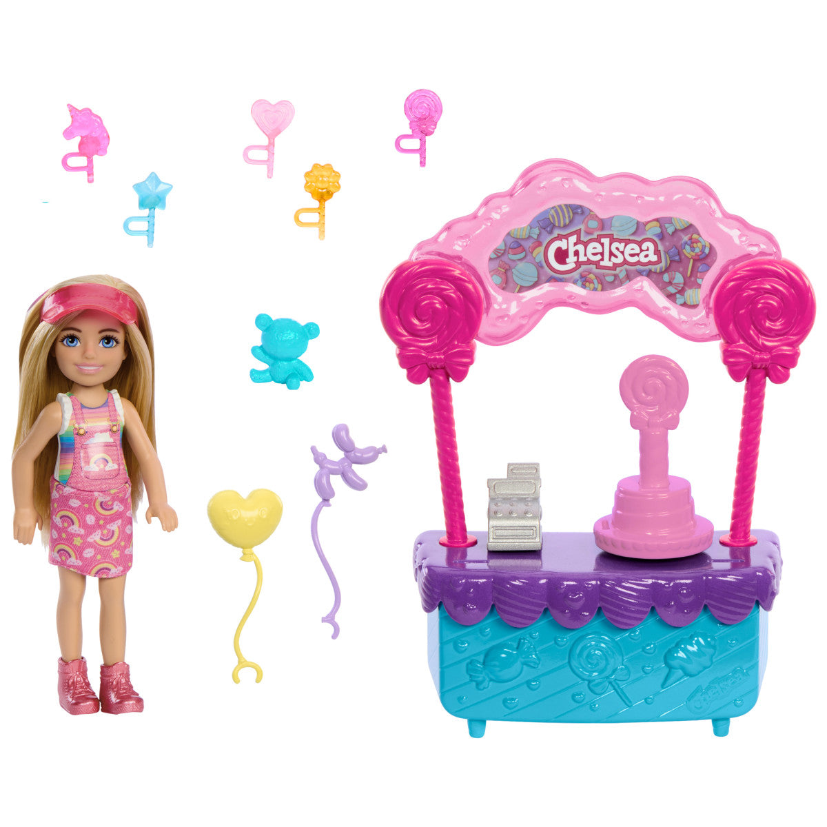 Barbie Set Juego Stacie Al Rescate Chelsea Estación Dulces