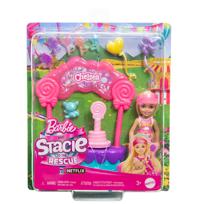 Barbie Set Juego Stacie Al Rescate Chelsea Estación Dulces