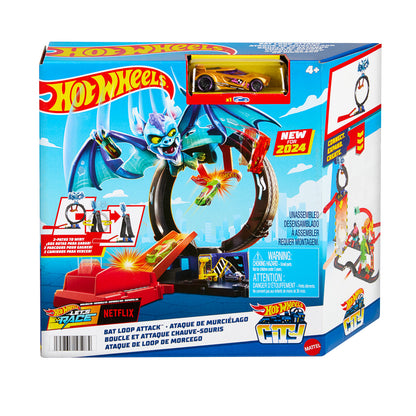Hot Wheels City Pista De Juguete Ataque De Murci‚lago