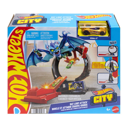Hot Wheels City Pista De Juguete Ataque De Murci‚lago
