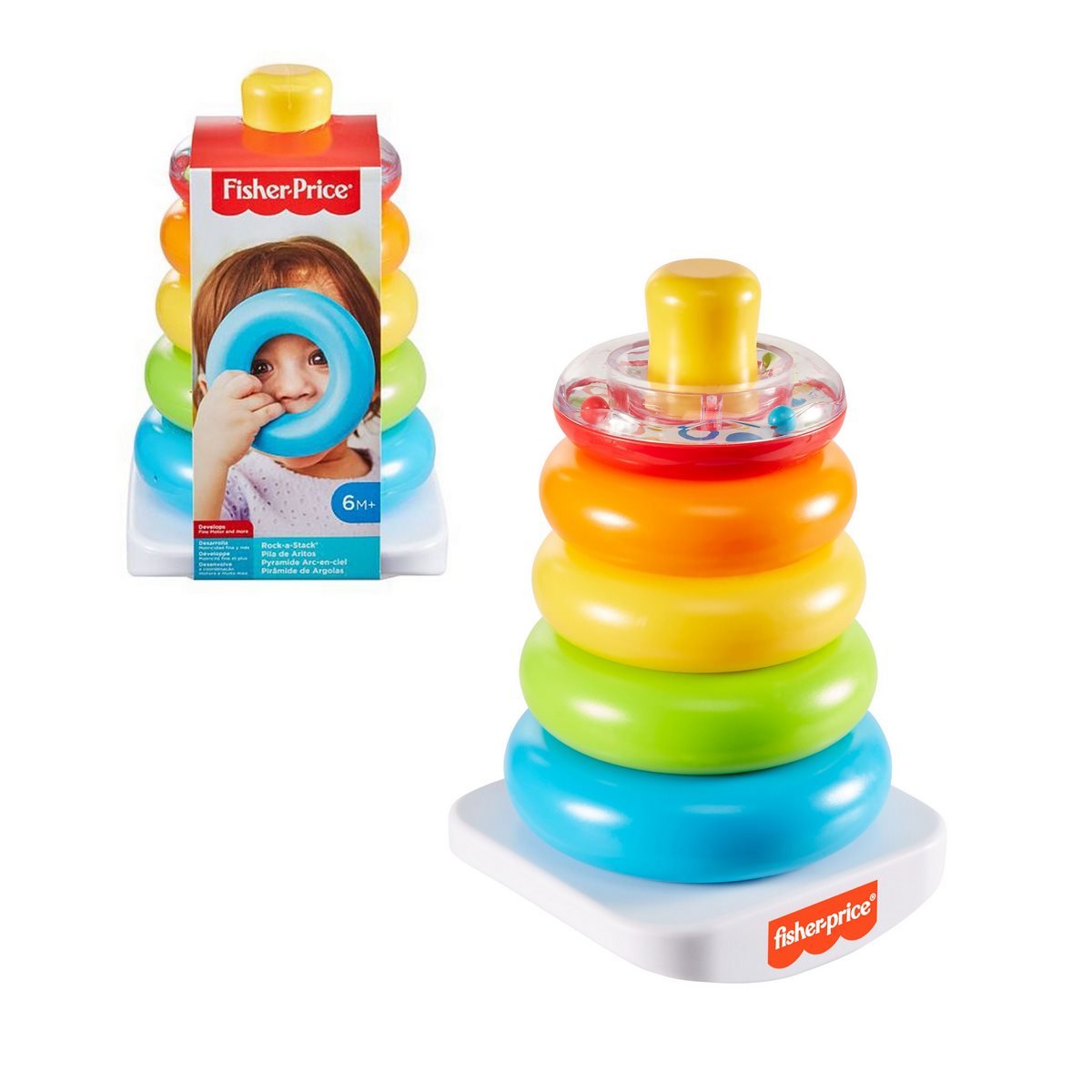 
                        Fisher-Price Juguete Para Bebés Pila De Aritos
                      