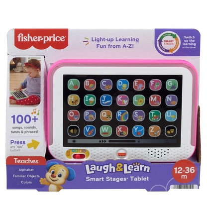 Fisher-Price Juguete Tablet Aprendizaje Crece Conmigo Rosado