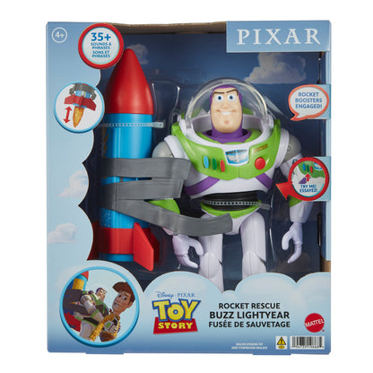 Disney Pixar Toy Story Figura De Acción Buzz Con Cohete