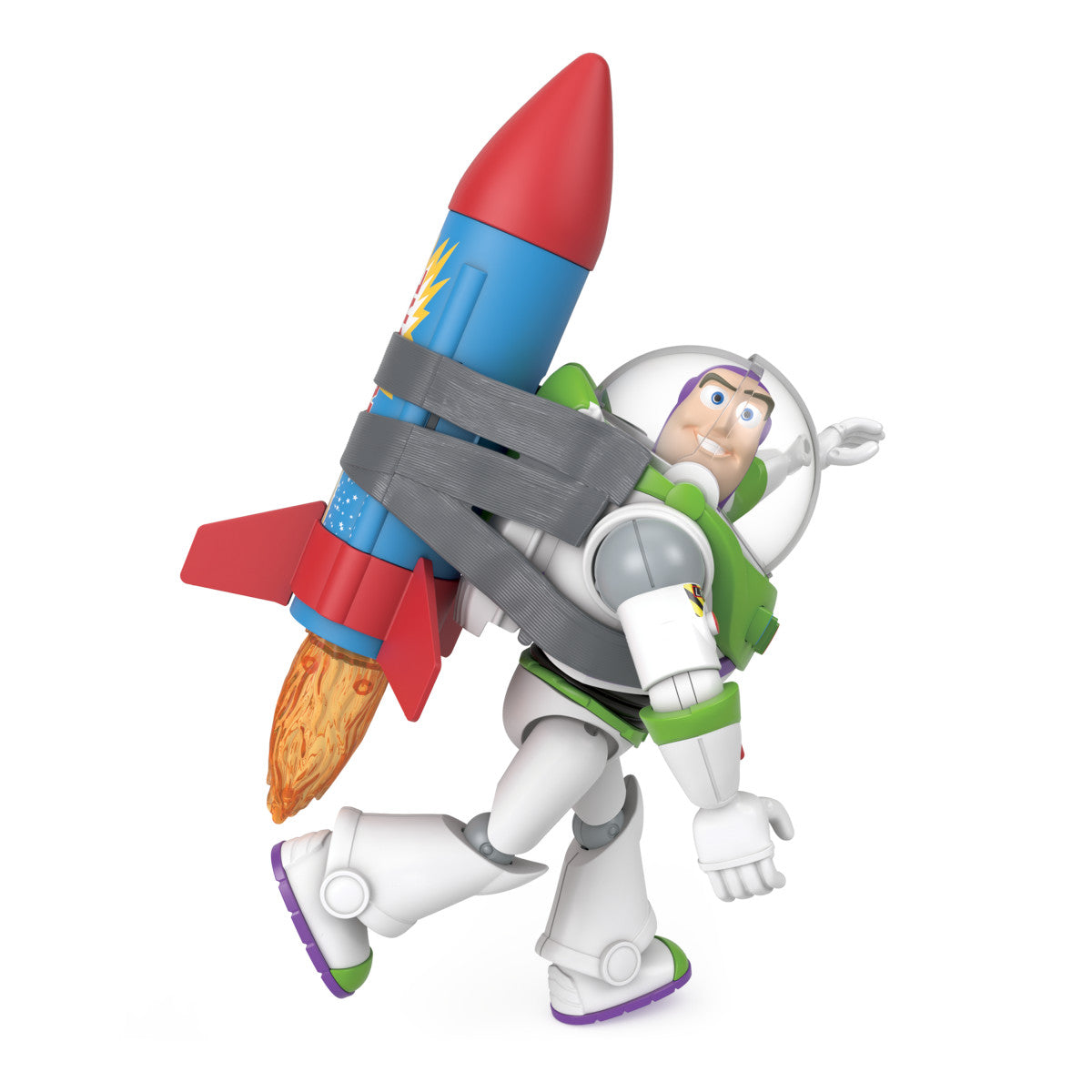 Disney Pixar Toy Story Figura De Acción Buzz Con Cohete