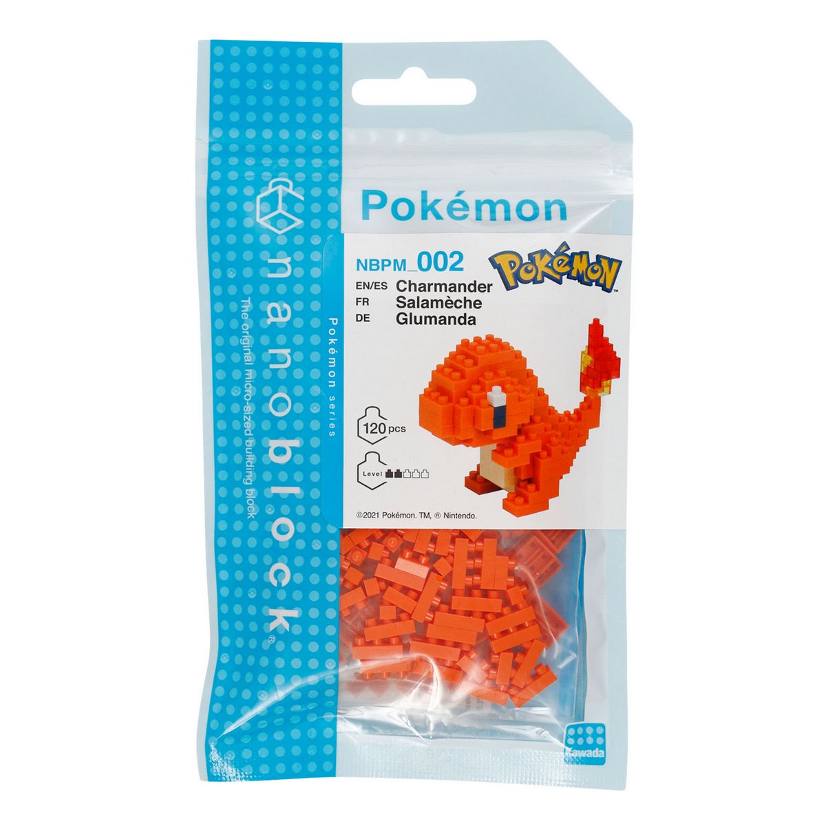 Figura Nanoblock Serie Pokemon De Bandai - Charmander