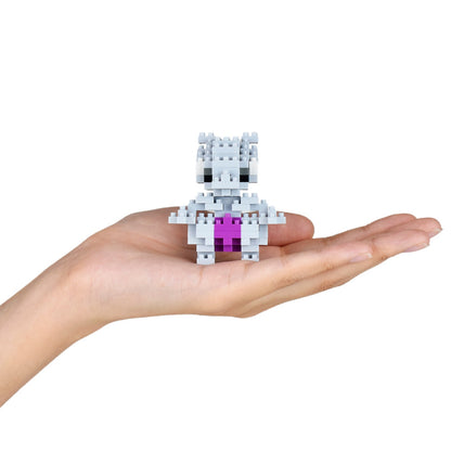 Figura Nanoblock Serie Pokemon De Bandai - Mewtwo