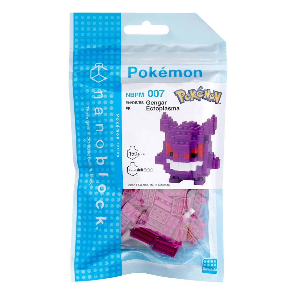 Figura Nanoblock Serie Pokemon De Bandai - Gengar